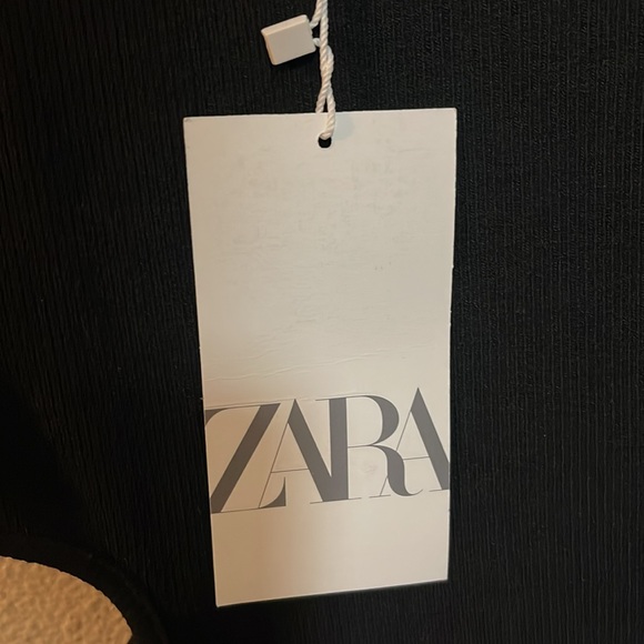 Zara ribbed cut out bodysuit nwt size L - Picture 4 of 5